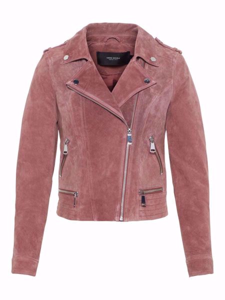 Kjøp moda-suede jacket-old-rose - Vero - Dame fra Egersund - 10191094