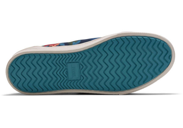 toms teal shoes