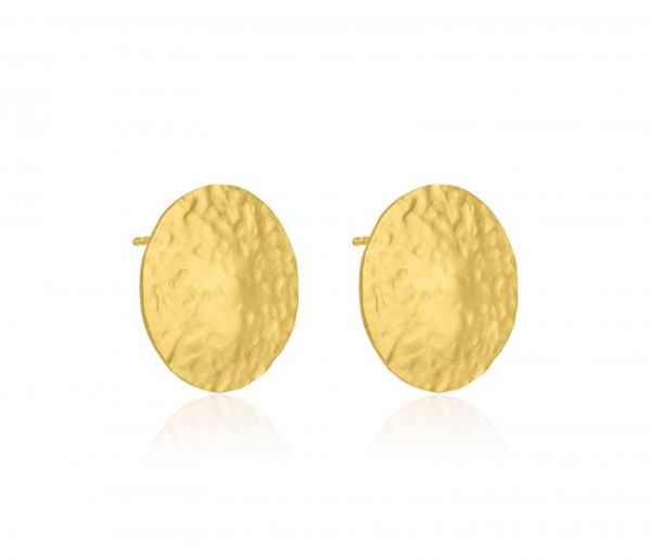 Bilde av devious disc earring gold
