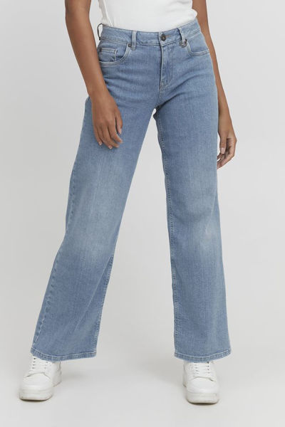 Bilde av PULZ PZEMMA JEANS WIDE LEG- BLÅ