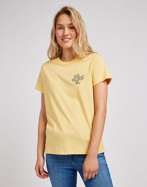 Bilde av SMALL LOGO TEE- GUL