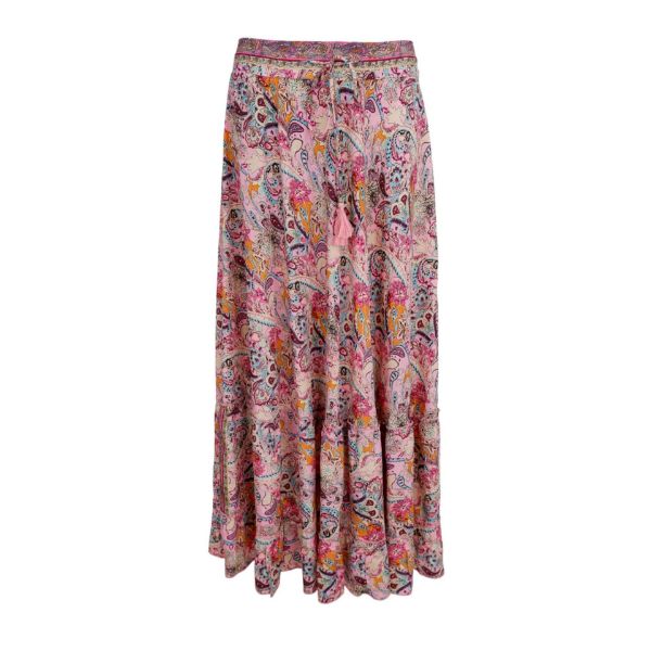 Bilde av BCLUNA MAXI FRILL SKIRT - ROSA 