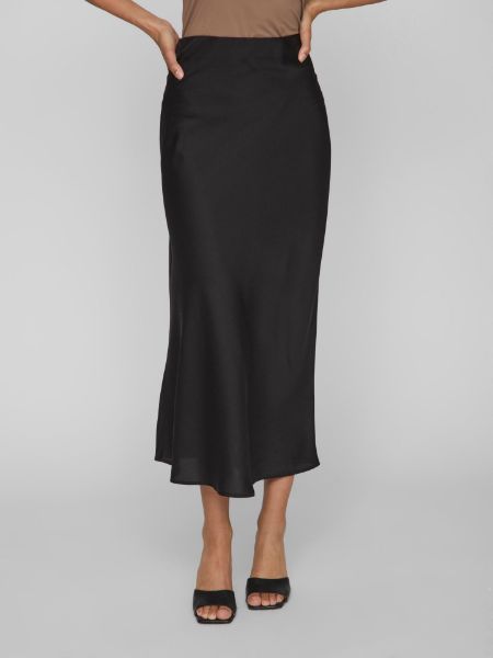 Bilde av VIELLETTE HW LONG SKIRT - SORT