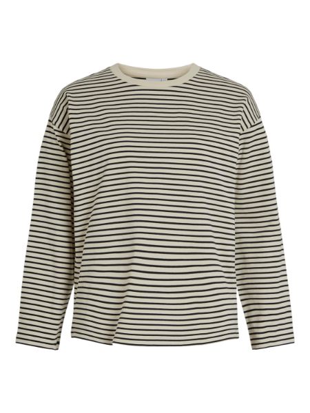 Bilde av VISINA O-NECK L/S LOOSE TOP - SORT