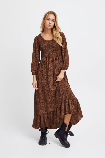 Bilde av SBRAFIA DRESS - BRUN