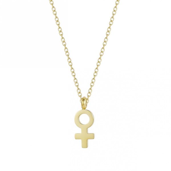 Bilde av WOMAN NECKLACE - GULL