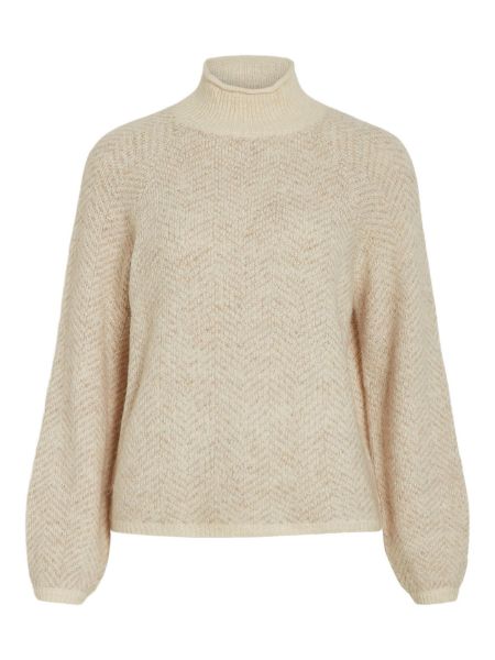 Bilde av VILORY STRIKKET GENSER- BEIGE