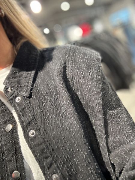 Bilde av VIZOA L/S DENIM JACKET BLK - GRÅSORT