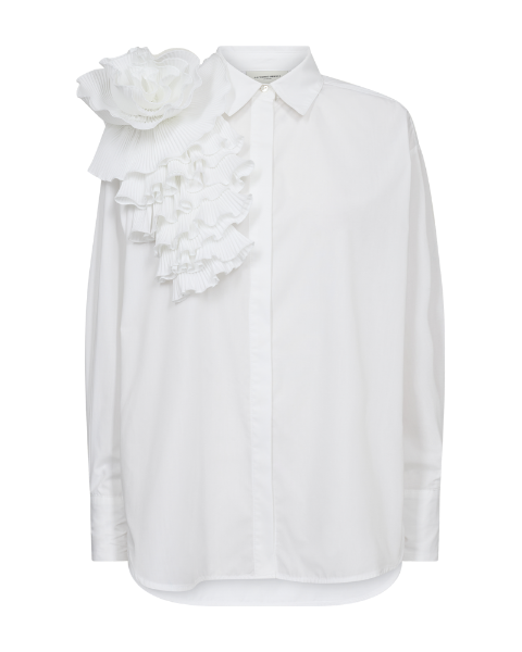 Bilde av CMPLEAT SHIRT WITH ROSE IN WHITE- HVIT