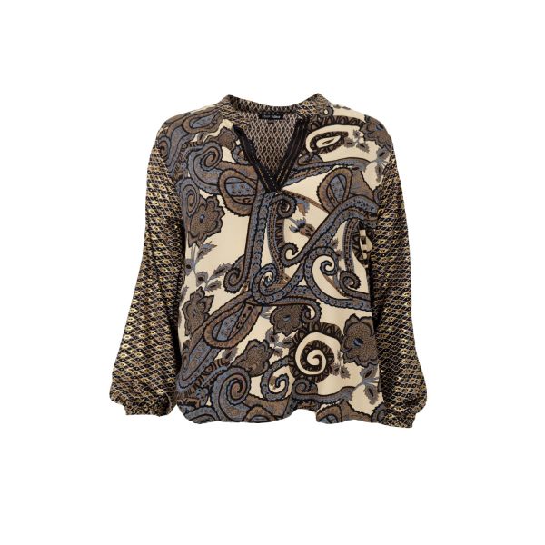 Bilde av BCLUNA BLOUSE GREY MULTI - PRINT