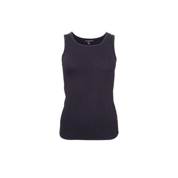 Bilde av BCTEA TANK TOP RIBBET - SORT