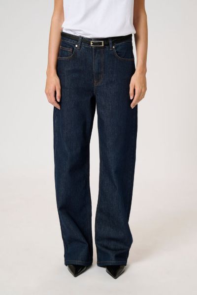 Bilde av LOIS 139 HIGH WIDE JEANS L 32 - BLÅ