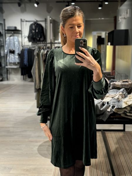 Bilde av PZBARBARA SHORT DRESS - GRØNN