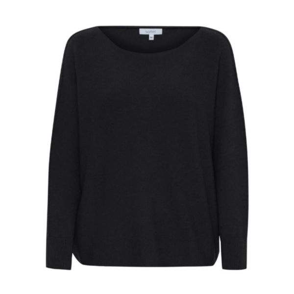 Bilde av SBBASIL KNIT BLOUSE- SORT